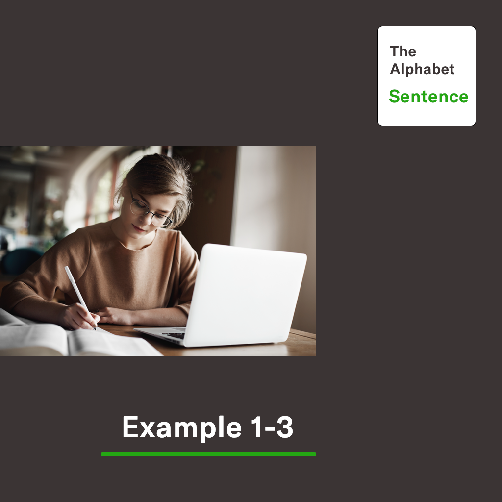 Sentence Practice 1-3