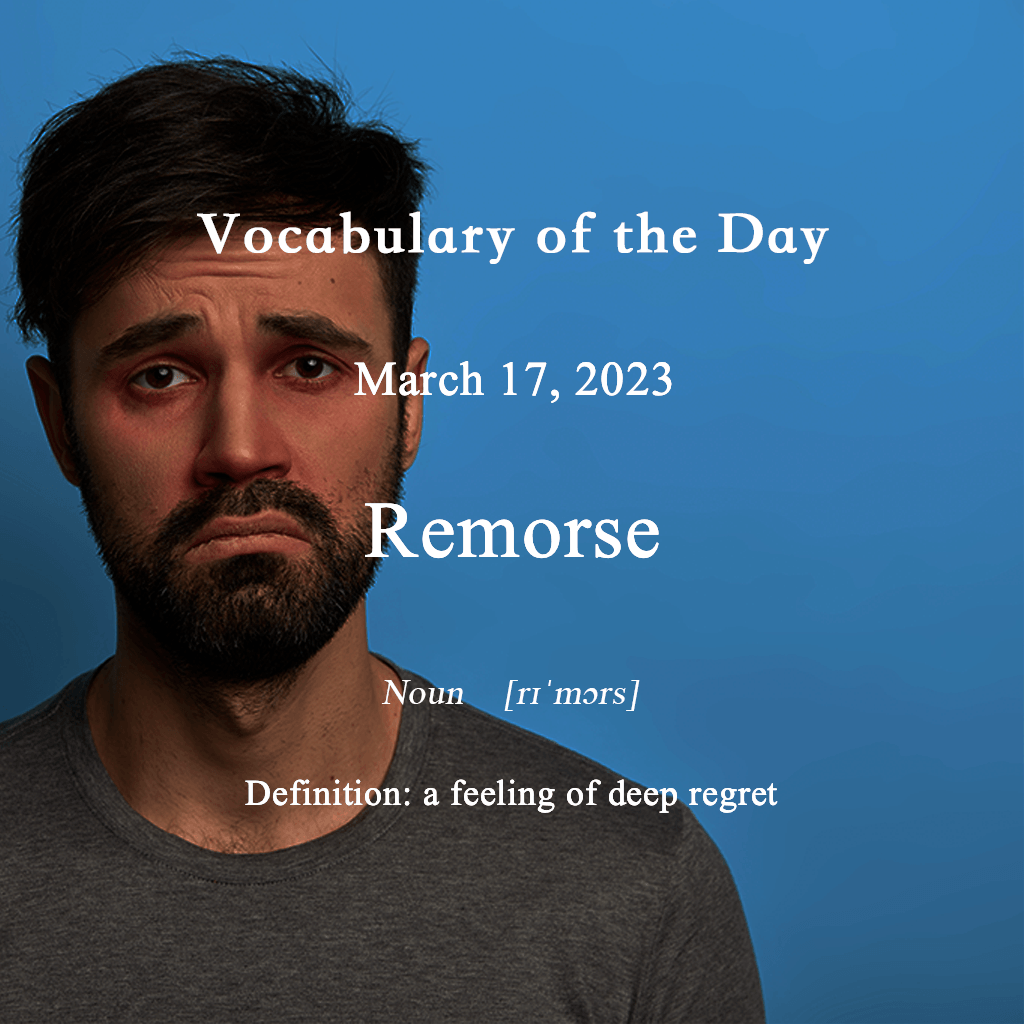 remorse-vocabulary-of-the-day