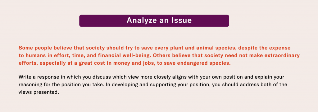 Analyze an Issue