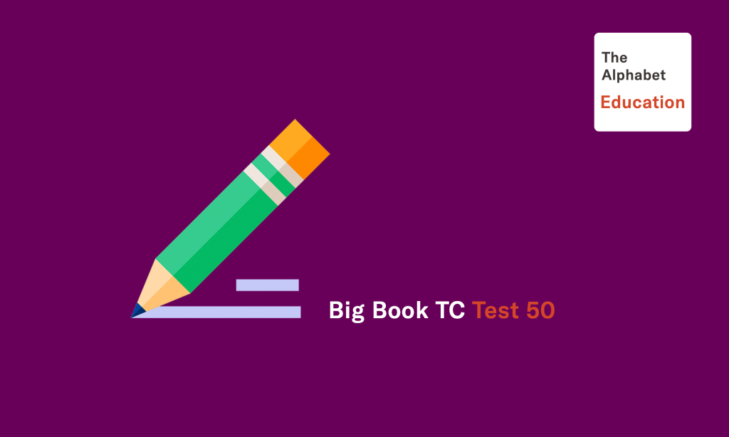 GRE Big Book TC Test 50