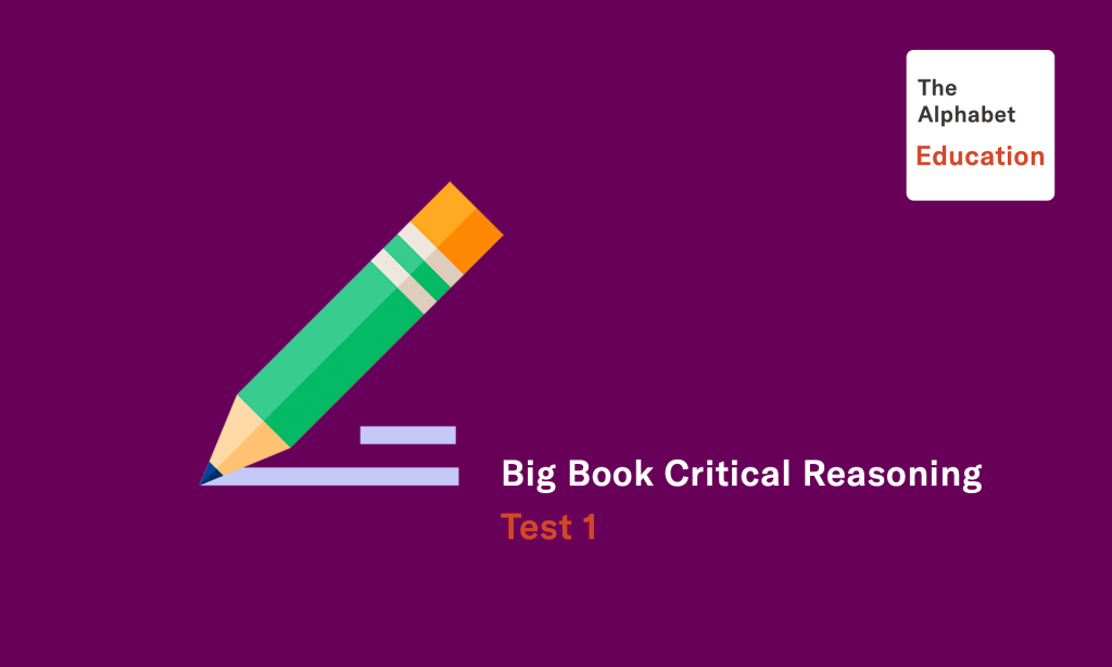 GRE Big Book CR Test 1