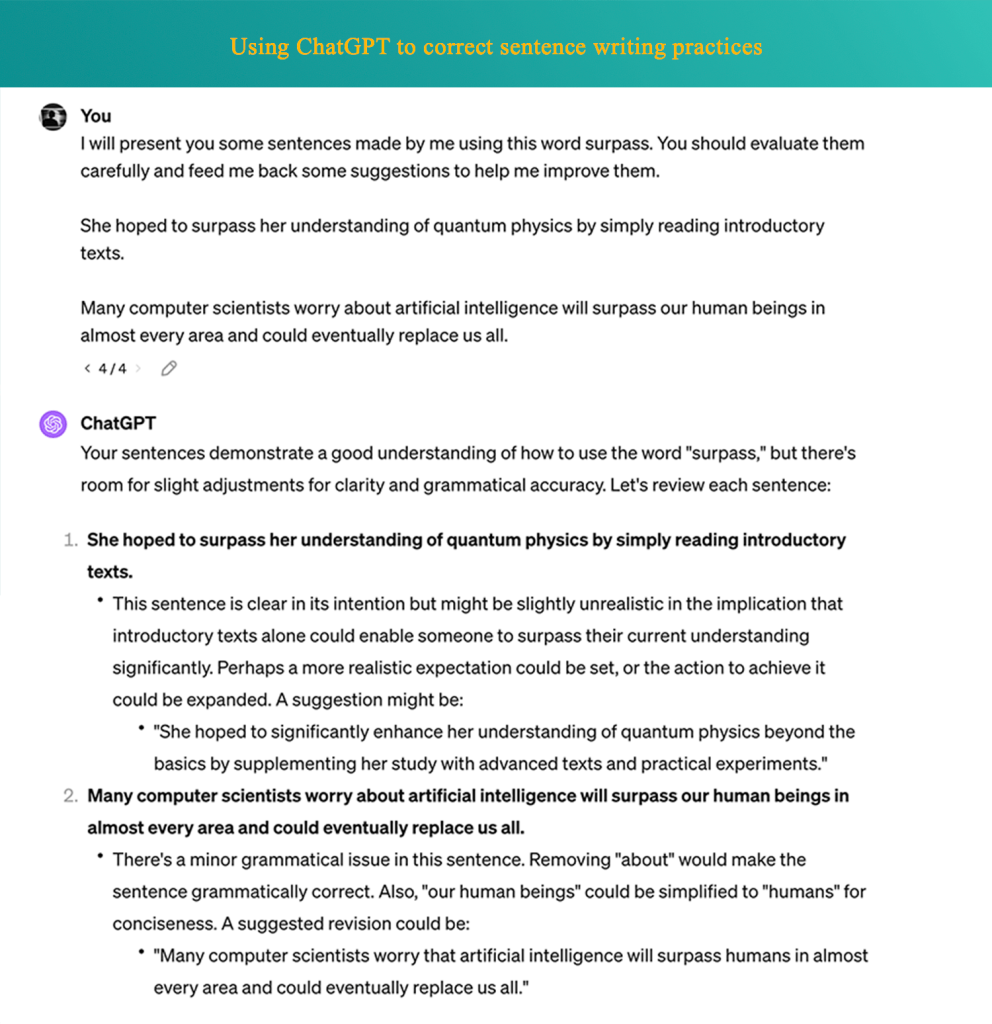 Using-ChatGPT-to-correct-sentence-writing-practices