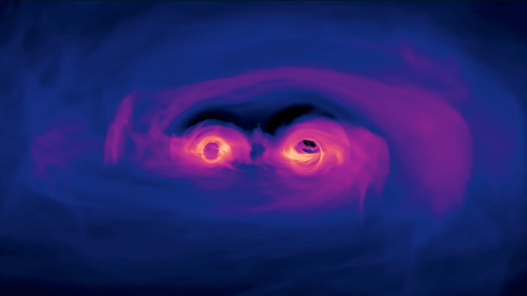 A Surprising Thing Happens When Two Black Holes Slam Together